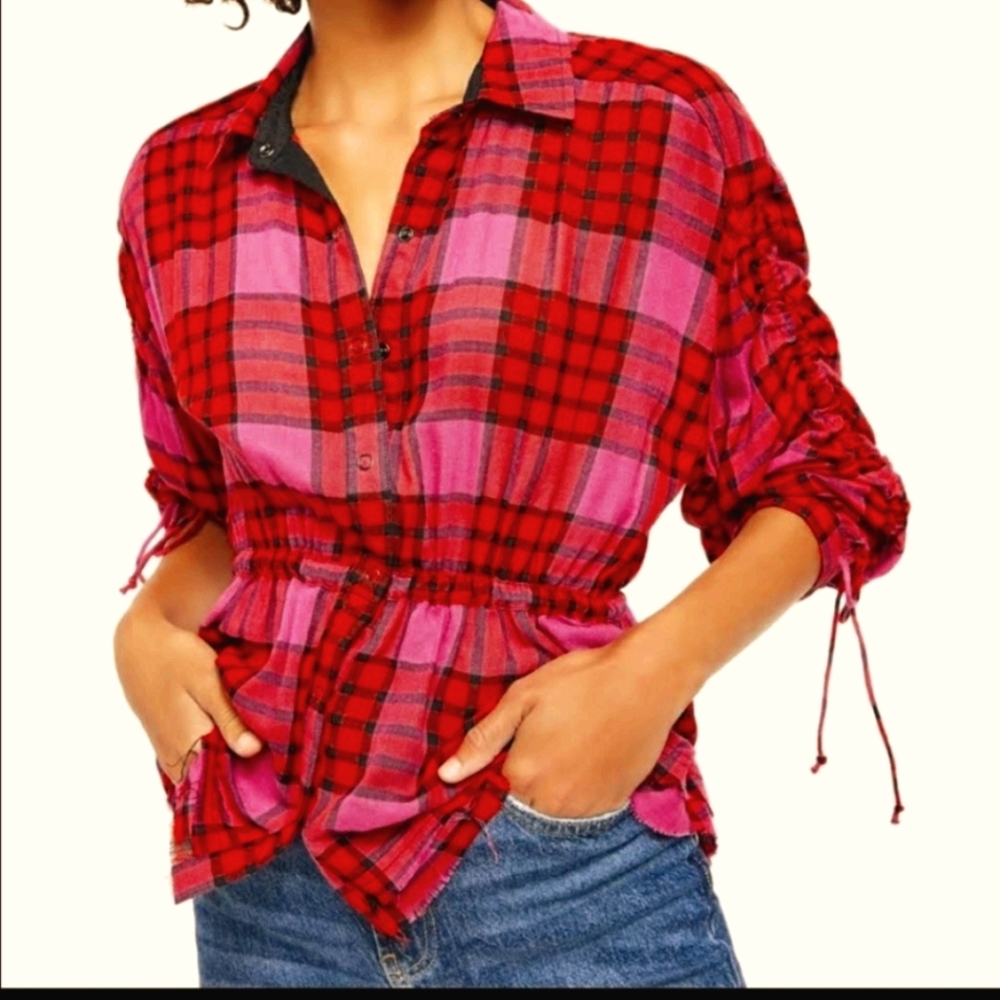 FREE PEOPLE BLOUSE ~NWT~ MED